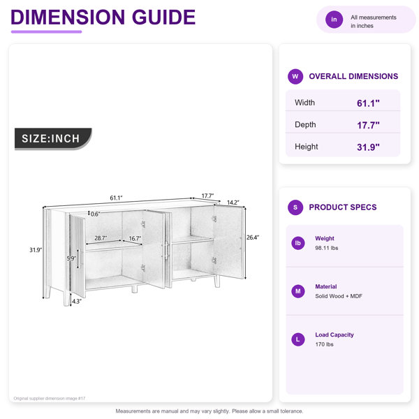 Dimensions du produit