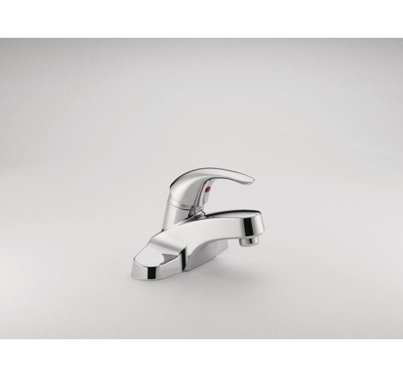 Single-handle Bathroom Faucet with Drain Assembly, Chrome