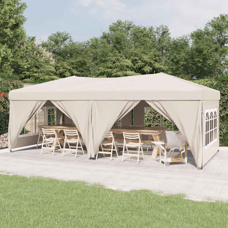 6m x 3m Steel Canopy, Cream