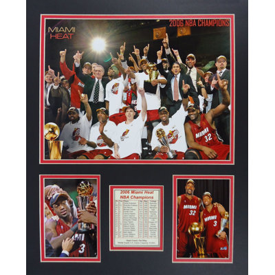 2006 Miami Heat NBA Champions Framed Photographic Print