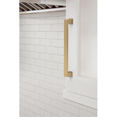 Poignée d'armoire bronze champagne centre-à-centre 6 5/16 po (160 mm) Bridgeport - paquet de 10