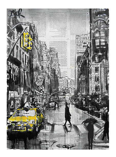 Loui Jover - Painting, 80cm H x 60cm W, No Mount
