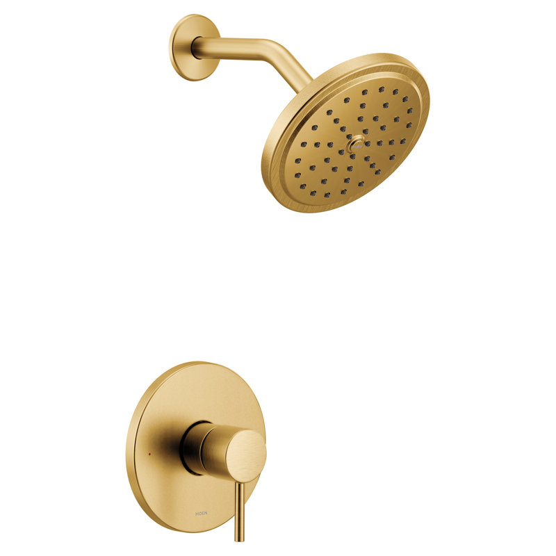 Ensemble de garniture de douche Align M-Core 3-Series 1 - Handle Eco-Performance, valve requise, Or brossé