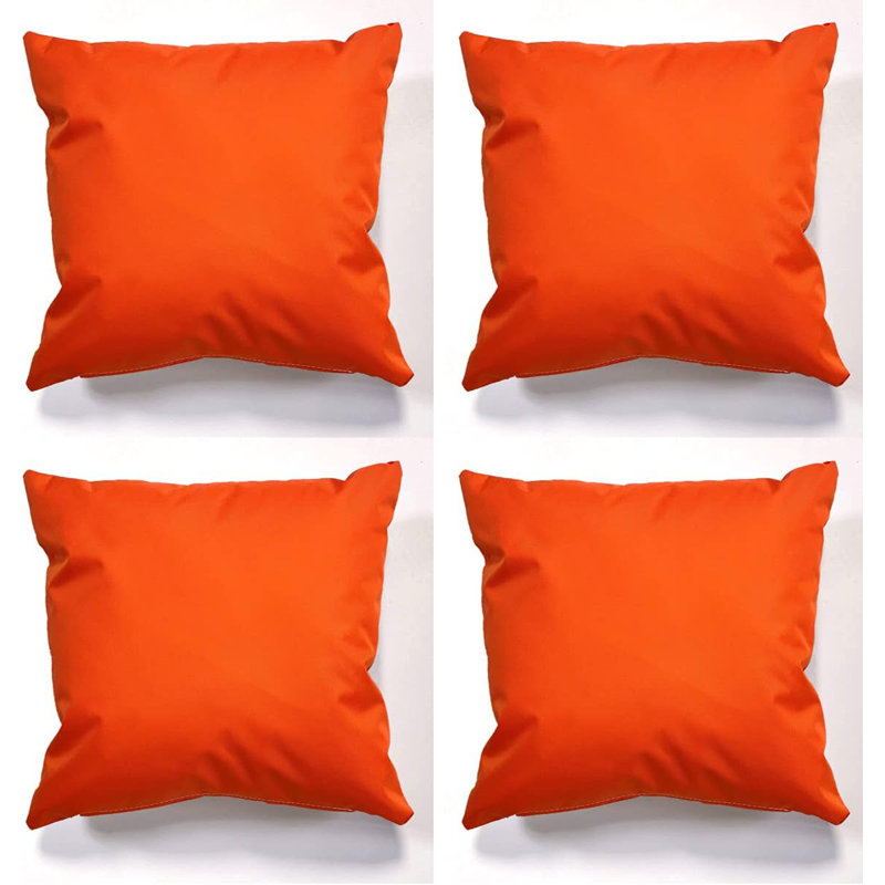 Garden Dining Chair Cushion, Orange