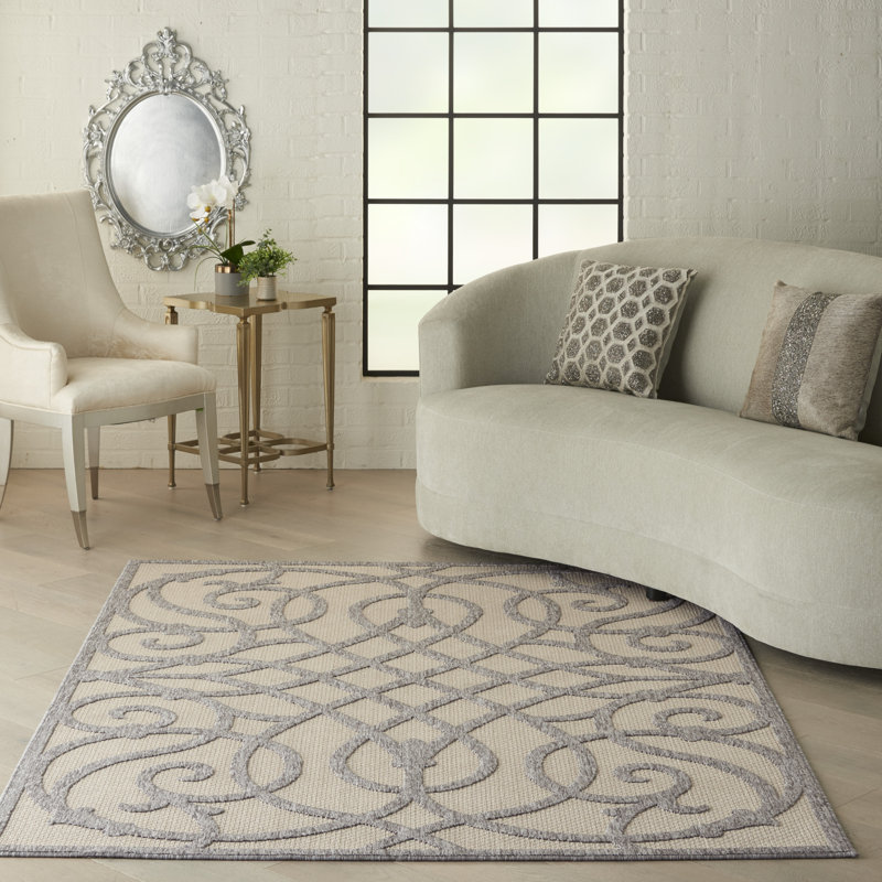 Tapis crème Therese, Rectangle 4 pi x 6 pi