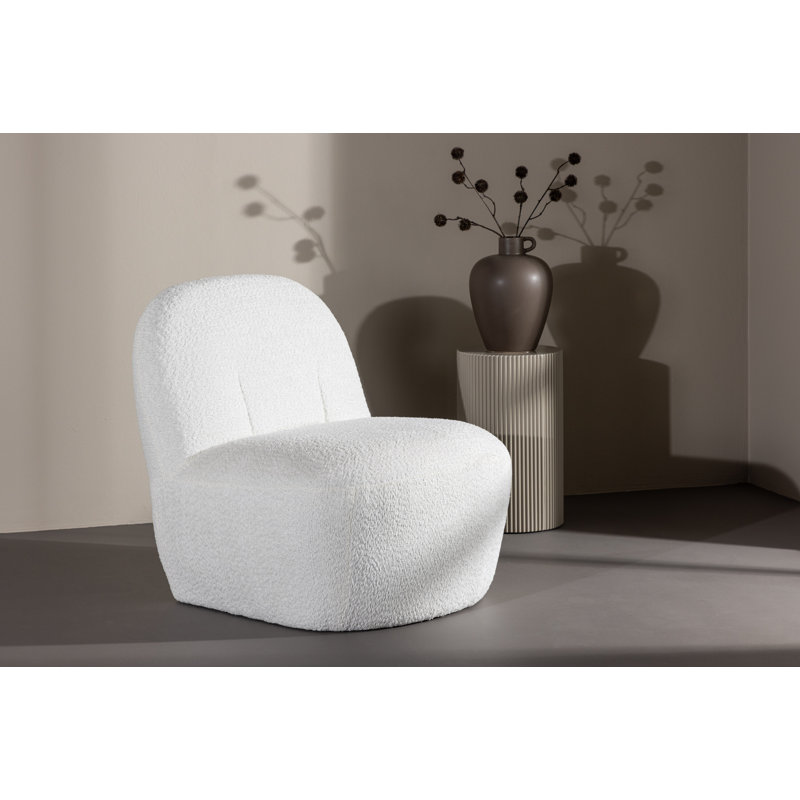 Darrylin Upholstered Accent Chair, White