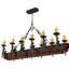 Rustic Lodge 15 - Light Chandelier