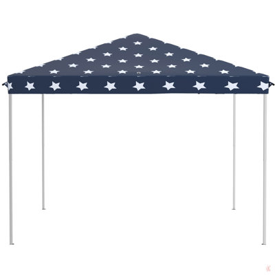Tente à auvent avec filet Outsunny