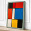 Structured Colour Geometric - Wrapped Canvas-174684892-174684889