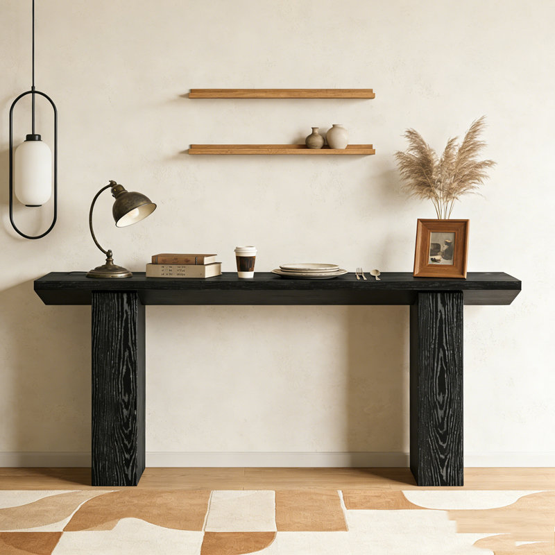 Triangular-Shaped Design Console Table