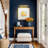 Modern Picture Light Sconce – Metal & Gold 2-Light Hardwired Dimmable Wall Sconce for Highlighting Artwork, Photography, or Decorative Shelving in Modern, Mid-Century, and Contemporary Style
