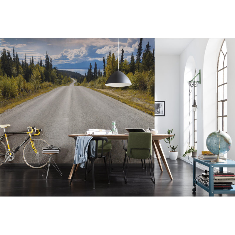 Bosmat Atlin Road 2.54m x 3.68m Wall Mural
