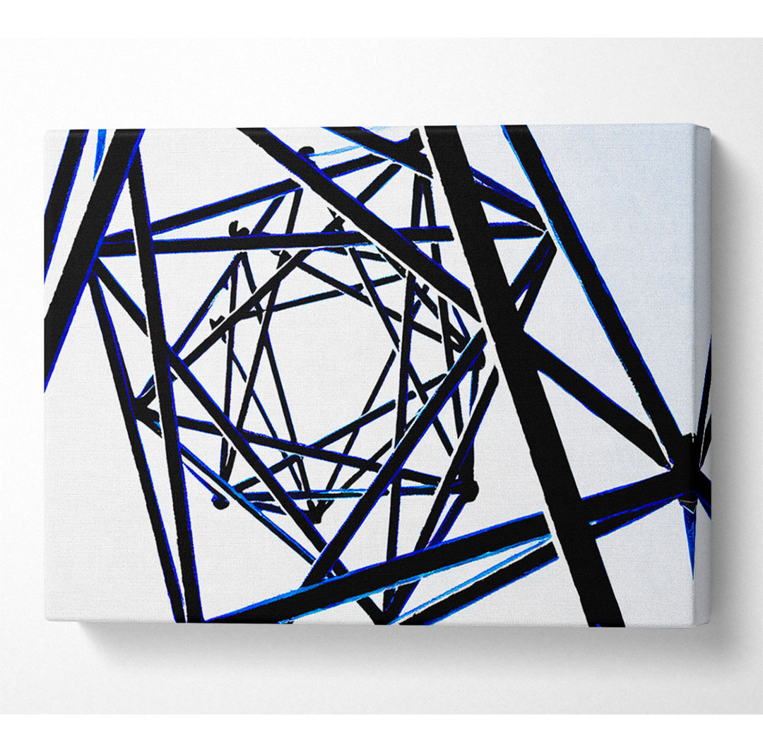 Scaffolders Blue Dream - Kunstdrucke auf Leinwand - Wrapped Canvas