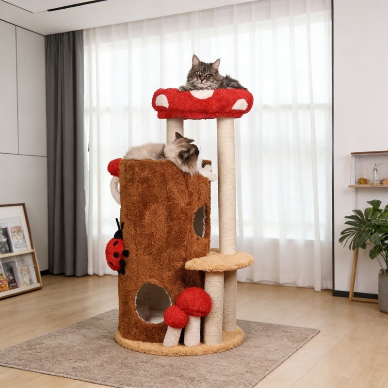 Structure d'escalade créative pour chat