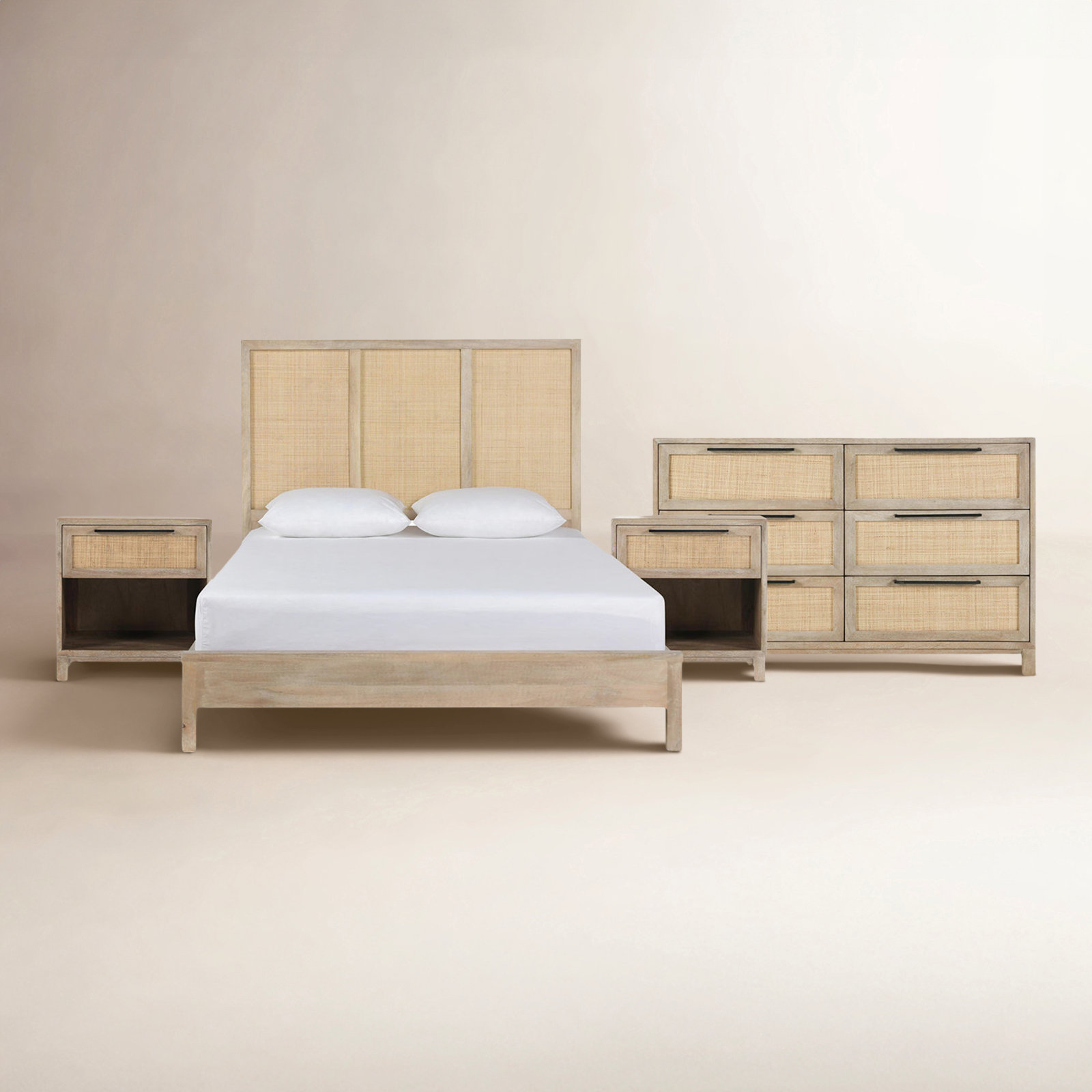 Cara 4 Piece Bedroom Set, King