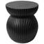 Table d'appoint Mander Fiberstone - Table d'appoint en sablier nervuré pour l'intérieur ou l'extérieur-623670255
