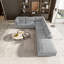 Canapé modulaire avec repose-pieds 6 pièces 6 pièces-133070278
