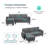 82" Reversible Sectional Sofa-101757522