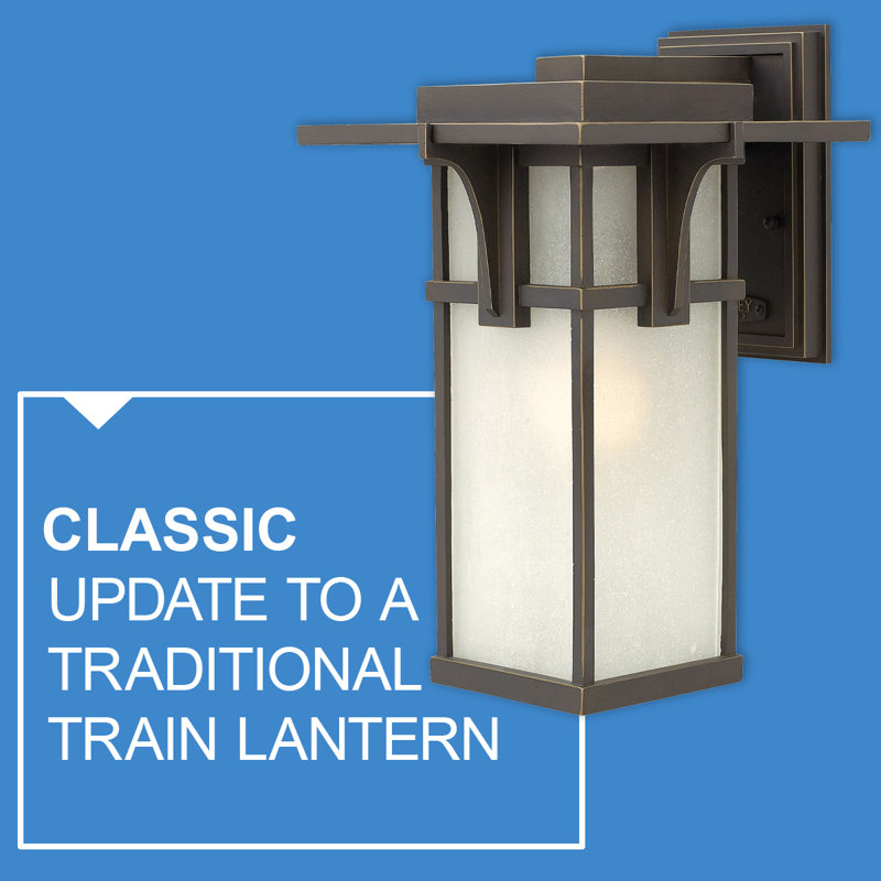 Manhattan 1-Light Outdoor Sconce, 100W Max Medium, 15" H x 9.3" W x 10.3" D