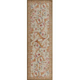 Savonnerie One-of-a-Kind 3' X 10' Hand Knotted Area Rug