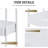 Metal Utility Cart, 3 Tier Rolling Cart With Lockable Wheels-49604652