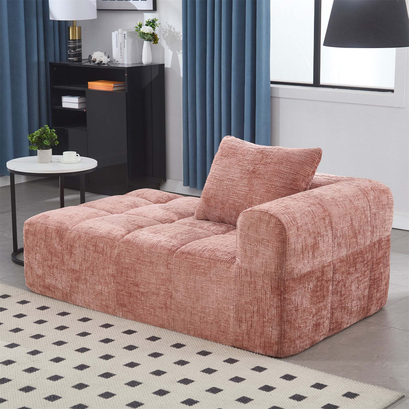 Canapé-lit en chenille confortable et élégant, canapé-lit modulaire pour se détendre dans le salon, la chambre à coucher, un appartement ou un salon