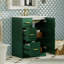Meuble-lavabo moderne 24 po avec lavabo, petite armoire de lavabo avec 2 tiroirs et porte à fermeture douce, meuble-lavabo sous-comptoir avec tiroirs-1060010801