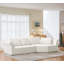 Canapé d'angle moderne avec accoudoirs larges et coussins décoratifs Modern-1302229781-1302229803