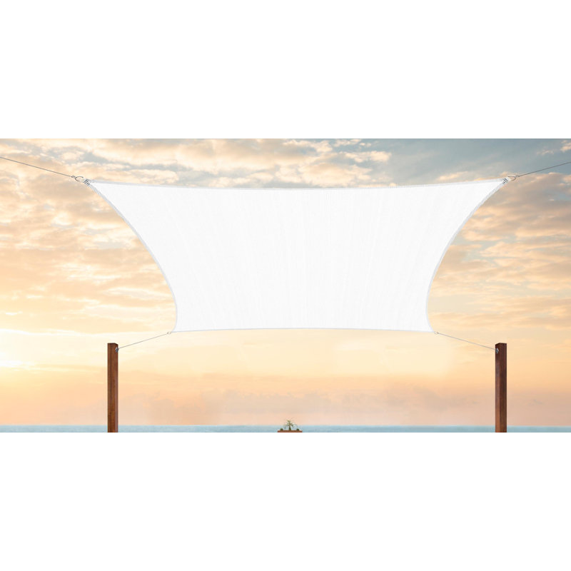 Voile d'ombrage Amgo, Blanc, 14 pi x 16 pi