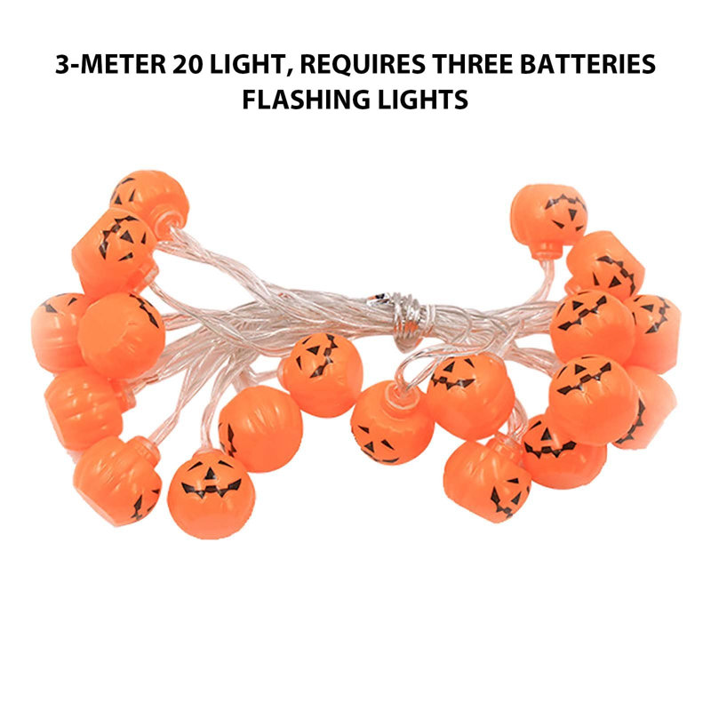 Guirlande d'Halloween citrouille d'Halloween, A,B,C
