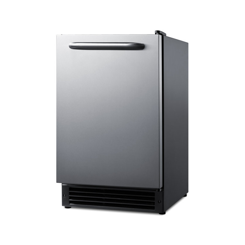 Summit 15" Stainless Steel Undercounter Crescent Ice Maker