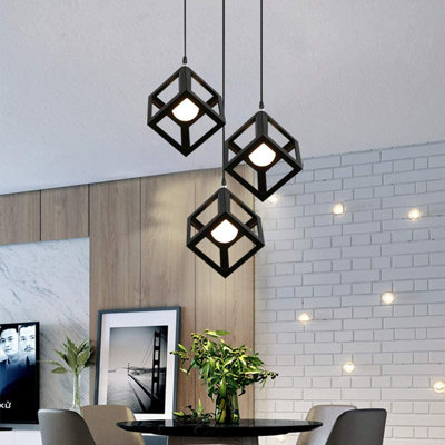 Averie 3 - Light Black Pendant