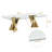 6 - Person Glass Top Double Pedestal Dining Set-1887120676-1887120679