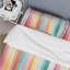 Ensemble de housse de couette Rainbow Colors Candyland Stripes II-1037607820