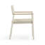 Chaise de salle à manger d'extérieur crème Victoria - ensemble de 2