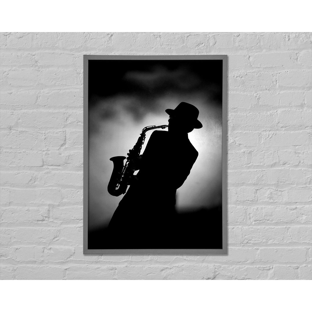 Jazz Player 1 - Einzelner Bilderrahmen Kunstdrucke