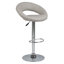 Peggy Swivel Upholstered Adjustable Height Counter Stool with Metal Frame