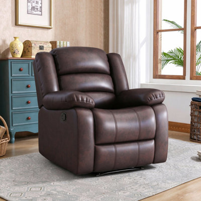 Emryn 38" W Faux Leather Recliner