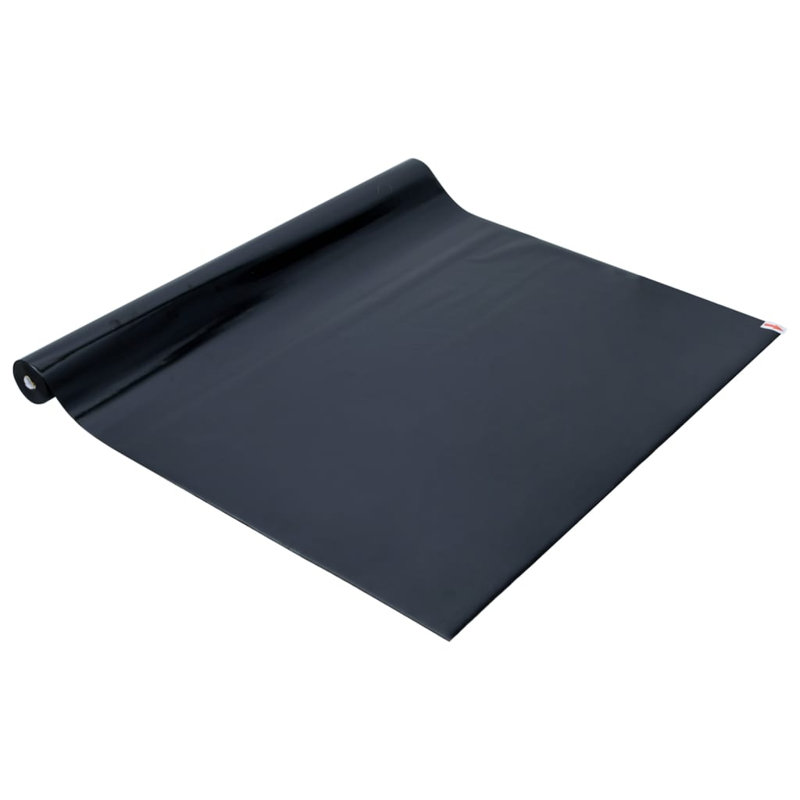 vidaXL Window Film PVC, Black, 35.43in W x 393.7in L