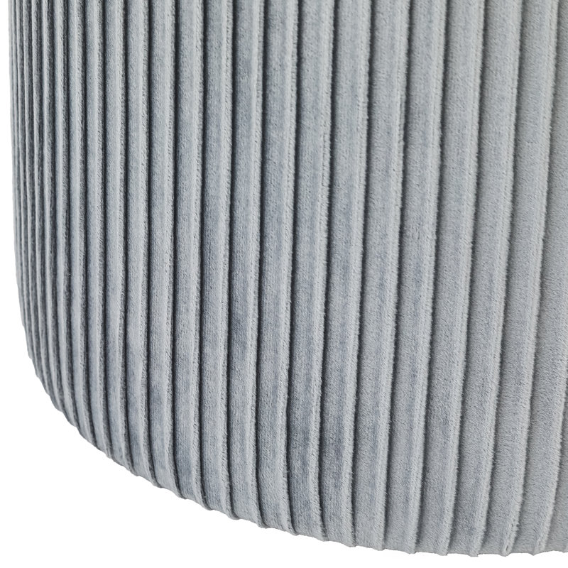 Repose-pieds Quanecia, Velours gris velours