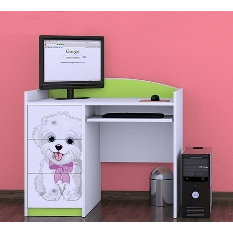 Topher 100cm Computer Desk, Green