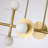 8-light Nodes Linear Chandelier In Polished Brass-1236006872