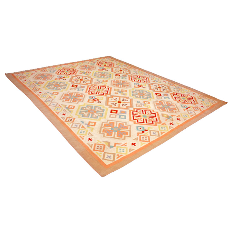 Bryant Rectangle 235 cm x 280 cm Geometric Hand Woven Kilim