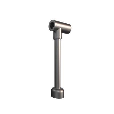 Round Waste With Integrated Trap - Brushed Nickel