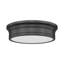 Plafonnier encastré 1 lumière noir mat Bentley-123223186