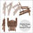 Fowles Solid Wood Folding Adirondack Chair-982446273