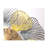 25.75" Golden Gray Metal Round Wall Clocks