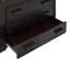 Lit mezzanine avec armoire et tablette-500734602