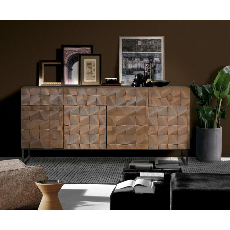 Cothern 170Cm Wide 4 Drawer Sideboard