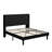 Full Size Velvet Upholstered Platform Bed with Wingback Headboard and Wooden Slats-1735546374-1735546372